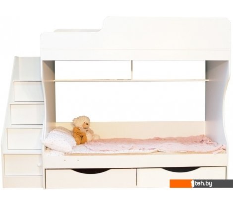  - Кровати Красная звезда Р443 Капризун 6 180x80 (белый) - Р443 Капризун 6 180x80 (белый)