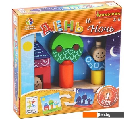  - Настольные игры Bondibon День и Ночь [ВВ1058] - День и Ночь [ВВ1058]