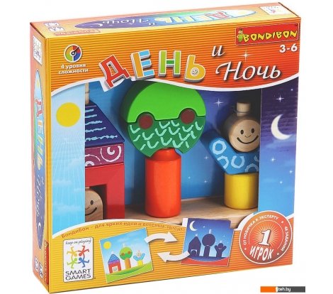  - Настольные игры Bondibon День и Ночь [ВВ1058] - День и Ночь [ВВ1058]
