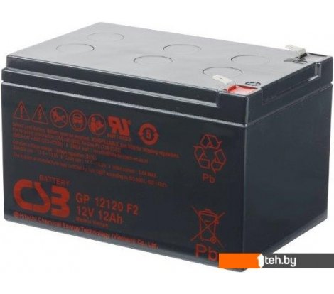 - Аккумуляторы для ИБП CSB Battery GP12120 F2 (12В/12 А·ч) - GP12120 F2 (12В/12 А·ч)