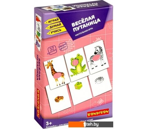  - Настольные игры Bondibon Веселая путаница ВВ4339 - Веселая путаница ВВ4339