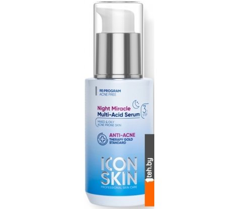  - Косметика по уходу за лицом Icon Skin Сыворотка для лица Night Miracle 30 мл - Сыворотка для лица Night Miracle 30 мл