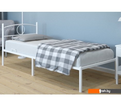  - Кровати Князев Мебель Люмия 90x200 ЛЯ.90.200.Б (белый муар) - Люмия 90x200 ЛЯ.90.200.Б (белый муар)