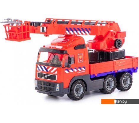  - Игрушечный транспорт Полесье Volvo автомобиль пожарный 77301 - Volvo автомобиль пожарный 77301