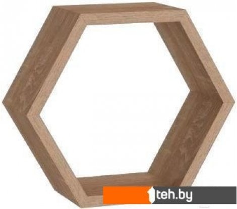  - Полки, стеллажи, системы хранения Domax FHS 300 Hexagonal Shelf DS 300x260x115x18 (сонома оак) - FHS 300 Hexagonal Shelf DS 300x260x115x18 (сонома оак)