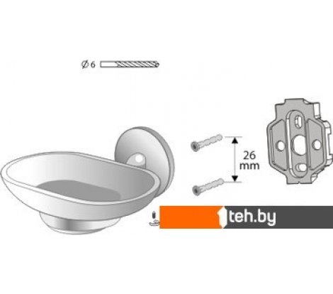  - Аксессуары для ванной и туалета Bisk Chroma 01428 - Chroma 01428