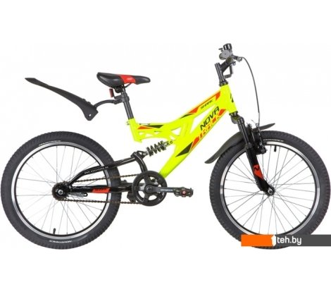  - Детские велосипеды Novatrack Shark 20 2020 20SS1V.SHARK.GN20 (зеленый) - Shark 20 2020 20SS1V.SHARK.GN20 (зеленый)