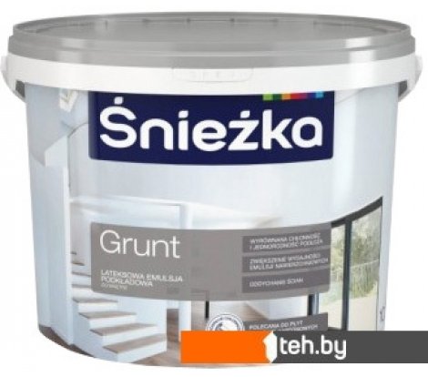 - Краски и эмали Sniezka Grunt 10 л (белый) - Grunt 10 л (белый)