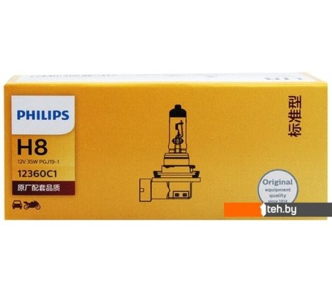  - Автомобильные лампы Philips H8 12V-35W Standard 1шт - H8 12V-35W Standard 1шт