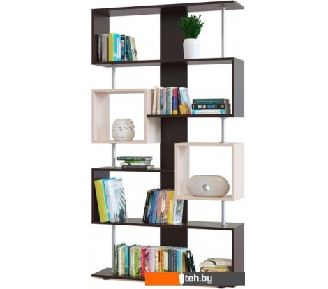  - Полки, стеллажи, системы хранения Сокол СТ-2 (венге, беленый дуб) - СТ-2 (венге, беленый дуб)