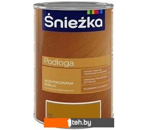 - Краски и эмали Sniezka Podloga 2.5 л (светлый орех) - Podloga 2.5 л (светлый орех)