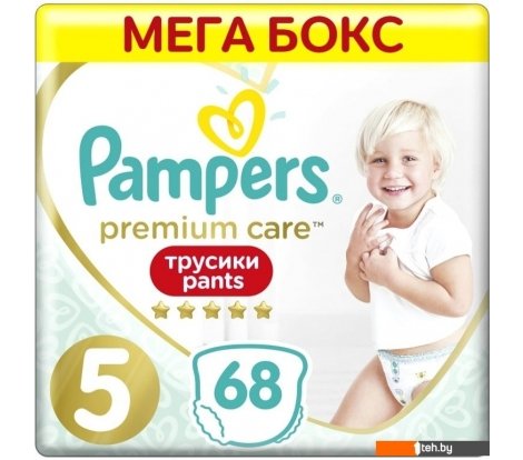  - Детские подгузники Pampers Premium Care Pants 5 Junior (68 шт) - Premium Care Pants 5 Junior (68 шт)