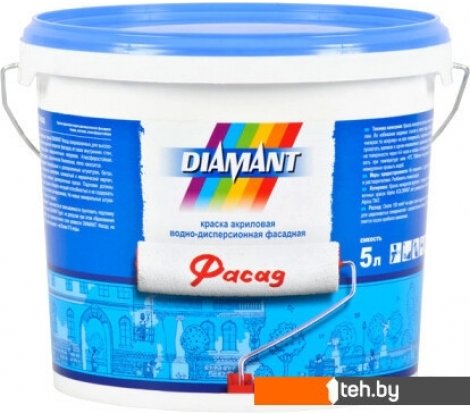  - Краски и эмали Diamant Фасад 10 л (белый) - Фасад 10 л (белый)