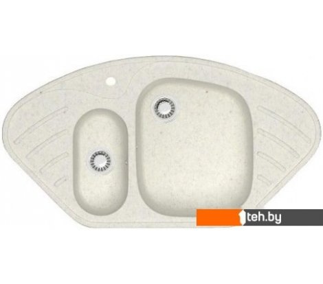  - Кухонные мойки Berge BR-9550 (белый матовый) - BR-9550 (белый матовый)