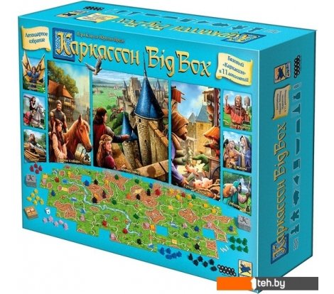  - Настольные игры Мир Хобби Каркассон: Big Box - Каркассон: Big Box
