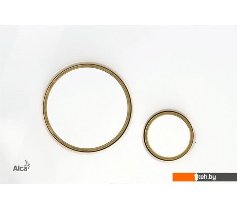  - Клавиши и системы смыва Alcaplast M775 (белый/золотистый) - M775 (белый/золотистый)