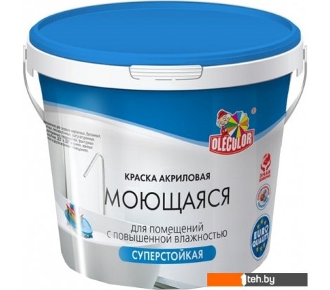  - Краски и эмали Olecolor Моющаяся 7 кг (супербелый) - Моющаяся 7 кг (супербелый)