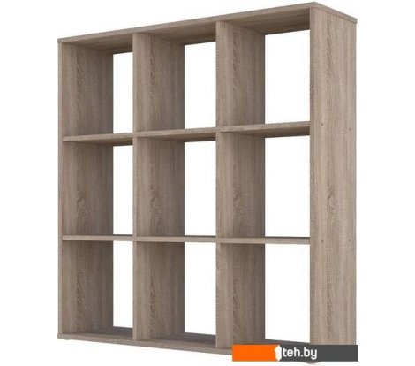  - Полки, стеллажи, системы хранения Polini Kids Home Smart Кубический 9 секции (дуб) - Home Smart Кубический 9 секции (дуб)