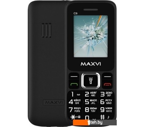  - Мобильные телефоны Maxvi C3i (черный) - C3i (черный)