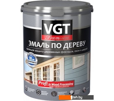  - Краски и эмали VGT ВД-АК-1179 по дереву Профи (база А, 2.5 кг) - ВД-АК-1179 по дереву Профи (база А, 2.5 кг)