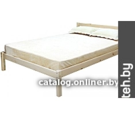  - Кровати Мебельград Рино 120x200 с опорными брусками (массив сосны без покрытия) - Рино 120x200 с опорными брусками (массив сосны без покрытия)