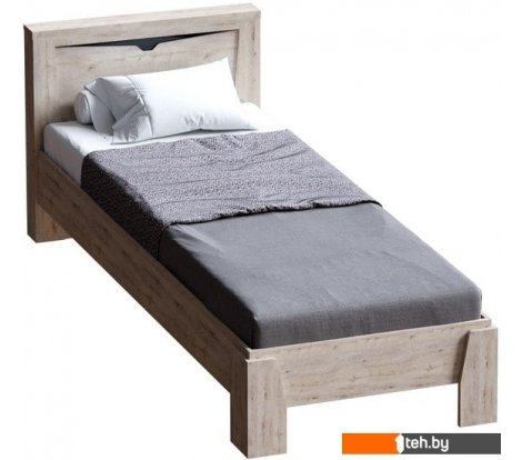  - Кровати Мебельград Соренто 90x200 (дуб бонифаций/кофе структурный матовый) - Соренто 90x200 (дуб бонифаций/кофе структурный матовый)