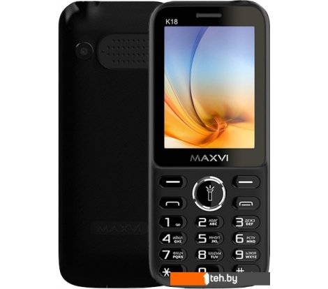  - Мобильные телефоны Maxvi K18 (черный) - K18 (черный)
