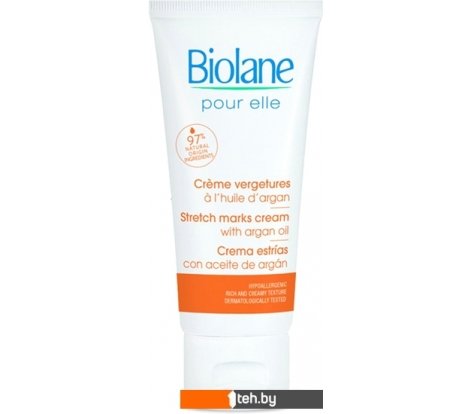  - Косметика по уходу за телом Biolane Крем от растяжек с маслом органы для беременных 200 мл - Крем от растяжек с маслом органы для беременных 200 мл