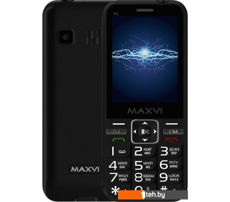  - Мобильные телефоны Maxvi P3 (черный) - P3 (черный)
