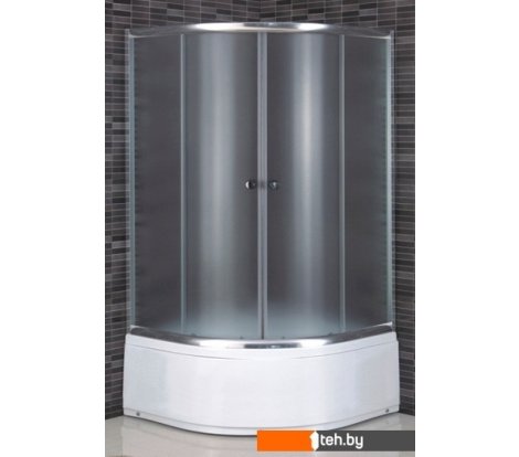  - Душевые кабины Coliseum Отлон Т-100 100x100 (хром/тонированное стекло) - Отлон Т-100 100x100 (хром/тонированное стекло)