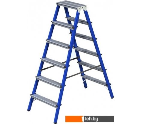  - Лестницы и стремянки Новая высота NV 114 двухсторонняя 2x6 ступеней - NV 114 двухсторонняя 2x6 ступеней