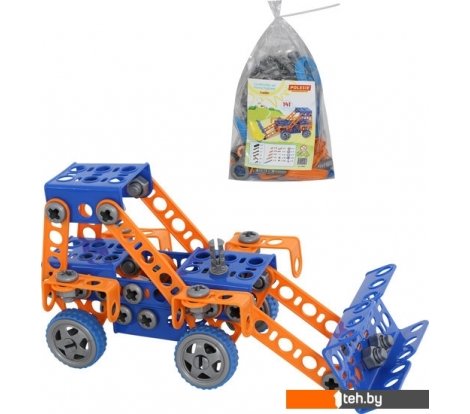  - Конструкторы Полесье 55064 Изобретатель - Трактор-погрузчик №1 - 55064 Изобретатель - Трактор-погрузчик №1