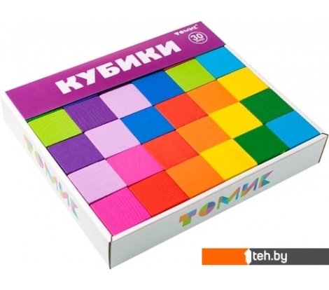  - Развивающие игрушки Томик Кубики цветные 1-45 - Кубики цветные 1-45