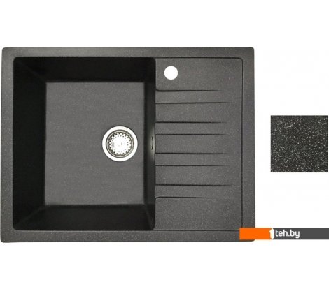  - Кухонные мойки БелЭворс Vega L (черный, без сифона) - Vega L (черный, без сифона)