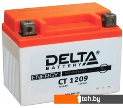  - Мотоциклетные аккумуляторы Delta CT 1209 (9 А·ч) - CT 1209 (9 А·ч)