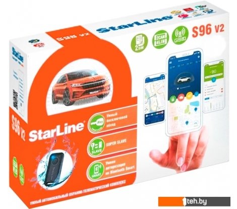 - Автосигнализации StarLine S96 v2 2CAN+4LIN 2SIM GSM - S96 v2 2CAN+4LIN 2SIM GSM