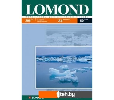  - Бумага и материалы для печати Lomond Матовая А4 205 г/кв.м. 50 листов (0102085) - Матовая А4 205 г/кв.м. 50 листов (0102085)
