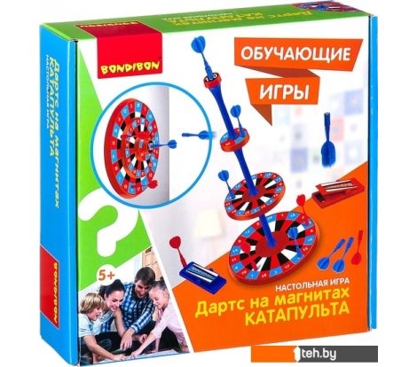  - Настольные игры Bondibon Дартс на магнитах. Катапульта - Дартс на магнитах. Катапульта