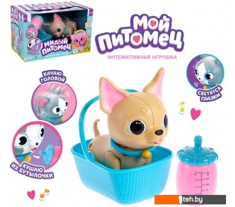  - Интерактивные игрушки и роботы Zabiaka Мой питомец: собачка 4613752 (бежевый) - Мой питомец: собачка 4613752 (бежевый)