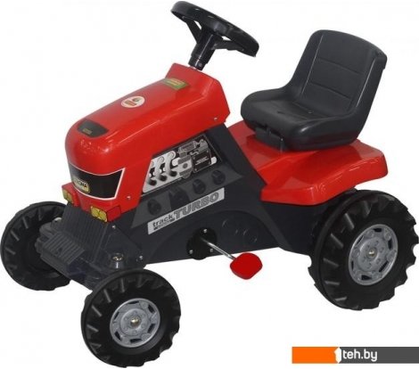  - Каталки, педальные машинки Полесье Каталка-трактор с педалями Turbo [52674] - Каталка-трактор с педалями Turbo [52674]