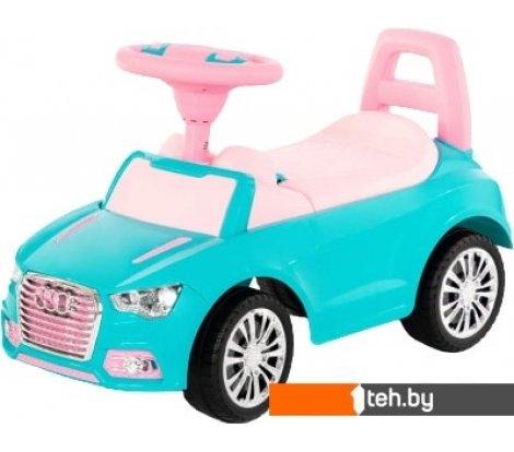 - Каталки, педальные машинки Полесье SuperCar №2 84576 (бирюзовый) - SuperCar №2 84576 (бирюзовый)