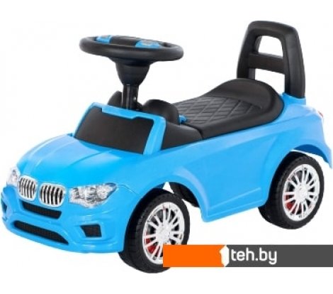 - Каталки, педальные машинки Полесье SuperCar №5 84521 (голубой) - SuperCar №5 84521 (голубой)