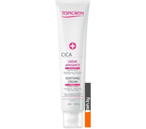  - Косметика по уходу за телом Topicrem Крем успокаивающий CICA 40 мл - Крем успокаивающий CICA 40 мл