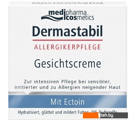  - Косметика по уходу за лицом Medipharma cosmetics Крем для лица с эктоином Dermastabil 50 мл - Крем для лица с эктоином Dermastabil 50 мл