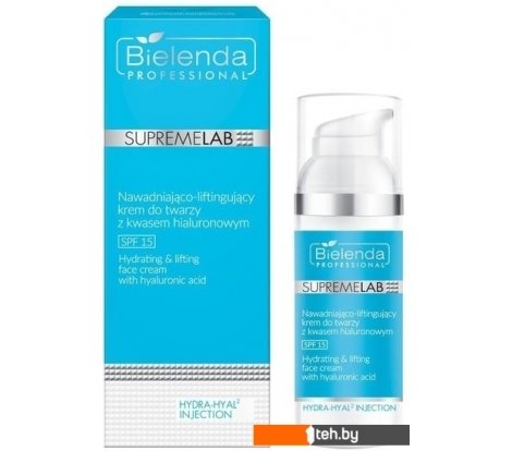  - Косметика по уходу за лицом Bielenda Professional Крем Supremelab Hydra-Hyal2 с гиалурон кислотой SPF15 50 мл - Крем Supremelab Hydra-Hyal2 с гиалурон кислотой SPF15 50 мл