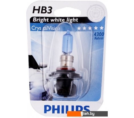  - Автомобильные лампы Philips HB3 CrystalVision 1шт [9005CVB1] - HB3 CrystalVision 1шт [9005CVB1]