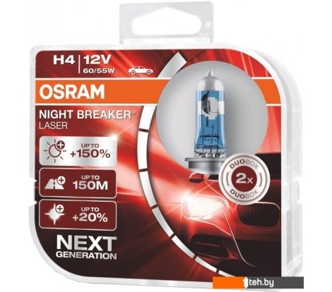  - Автомобильные лампы Osram H4 64193NL-HCB 2шт - H4 64193NL-HCB 2шт