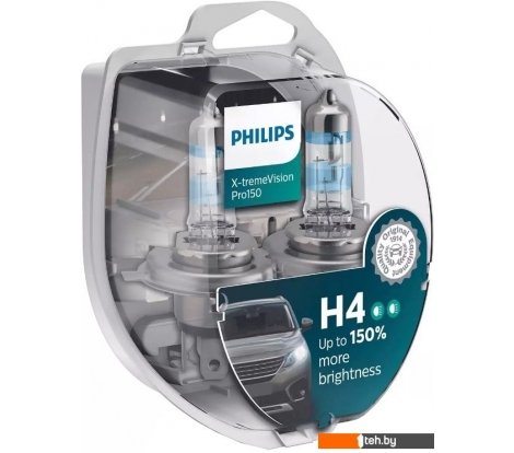  - Автомобильные лампы Philips H4 X-tremeVision Pro150 2шт - H4 X-tremeVision Pro150 2шт