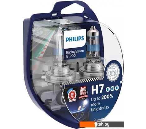  - Автомобильные лампы Philips H7 RacingVision GT200 2шт - H7 RacingVision GT200 2шт