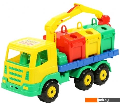  - Игрушечный транспорт Полесье Престиж автомобиль-контейнеровоз 44181 - Престиж автомобиль-контейнеровоз 44181